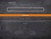 Tablet Screenshot of paycar.biz